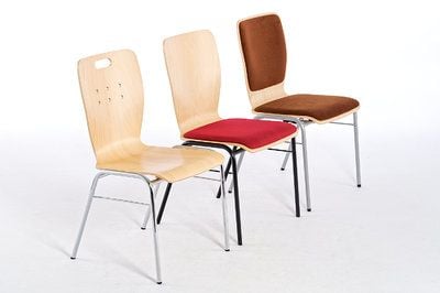 Konferenzstühle mit Sitzpolster (GS zertifiziert)